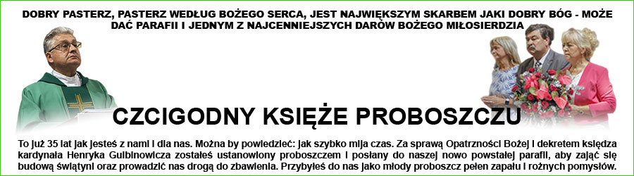 Msza wita dzikczynna z okazji rocznicy 35.rpcznicy rozpoczcia posugi kapaskiej w parafii przez ks. Zygmunta Kokoszk.