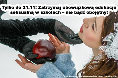 Tylko do 21.11! Zatrzymaj obowiązkową edukację seksualną w szkołach – nie bądź obojętny!